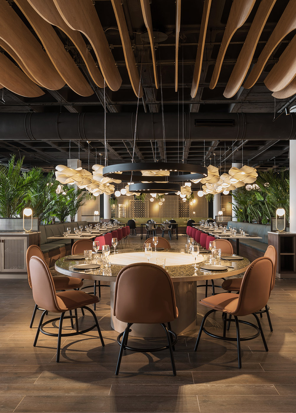 Ladon Restaurant in Tenerife. References to Greek mythology and dreamlike atmospheres