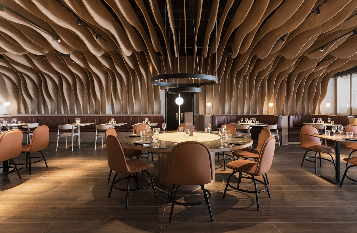 Ladon Restaurant in Tenerife. References to Greek mythology and dreamlike atmospheres