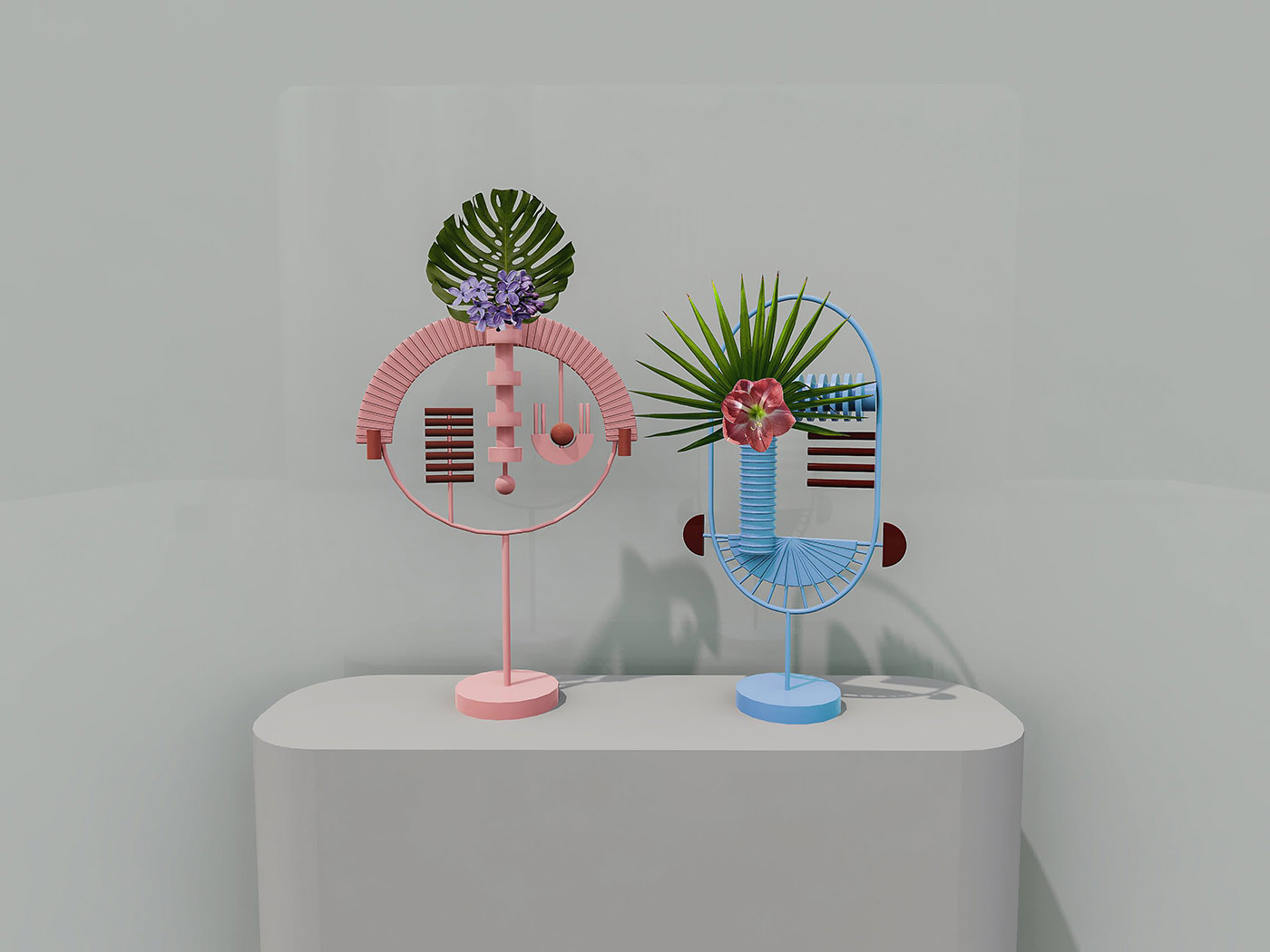 MASQ mirrors and vases: accessories between pre-Columbian masks, art and irony