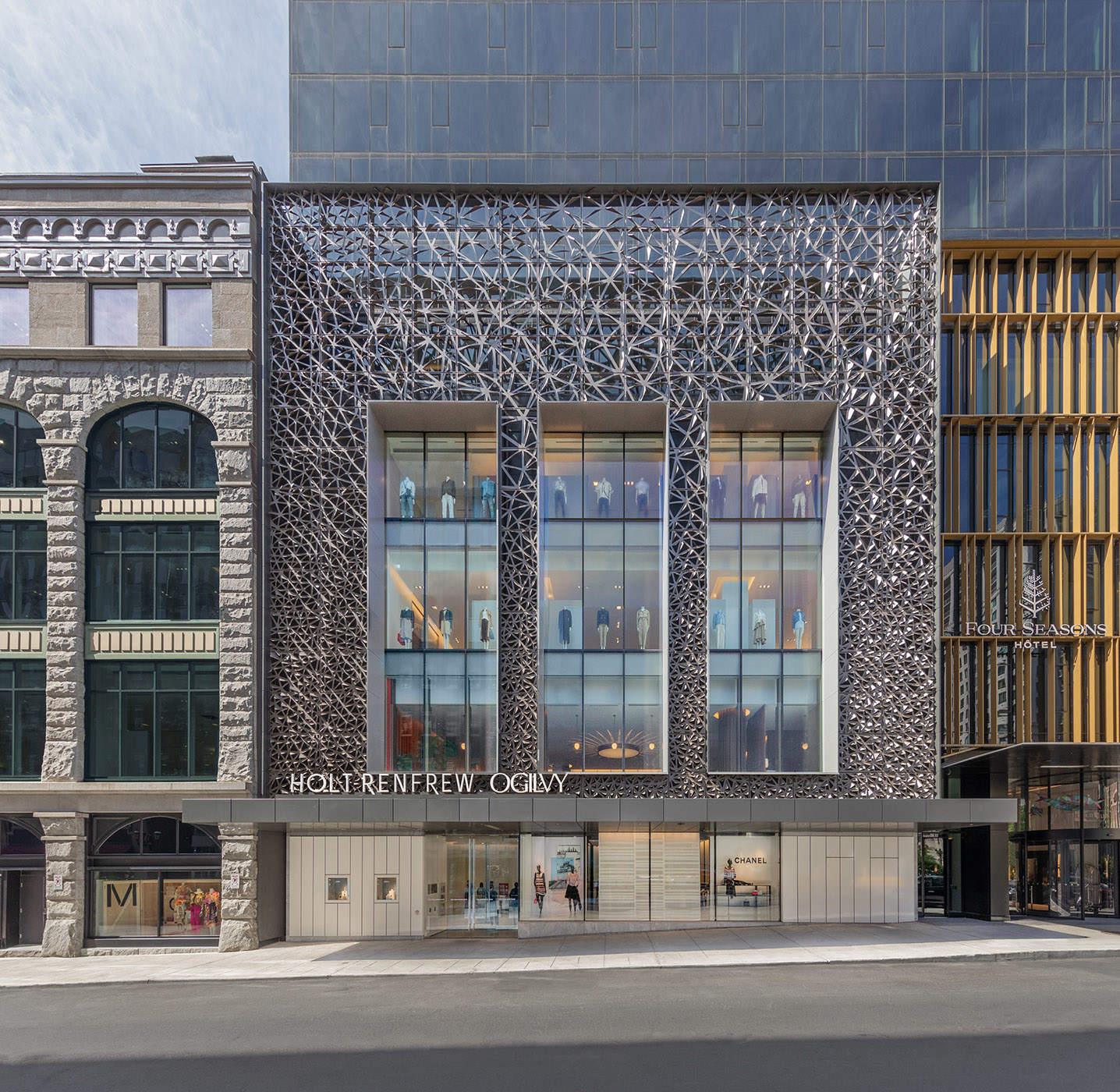 Holt Renfrew Ogilvy in Montreal. A sustainable space that houses big brand luxury