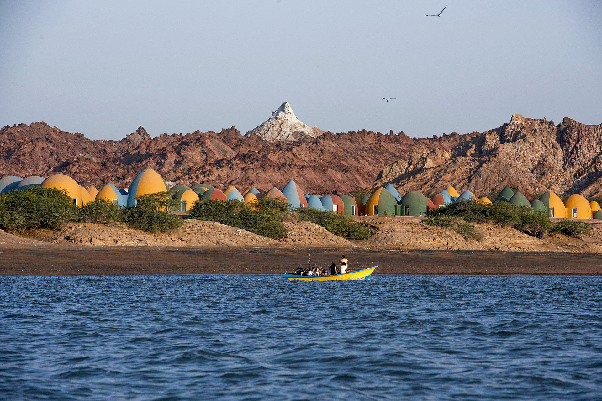The Presence in Hormuz, the island that swells with rainbow-coloured domes