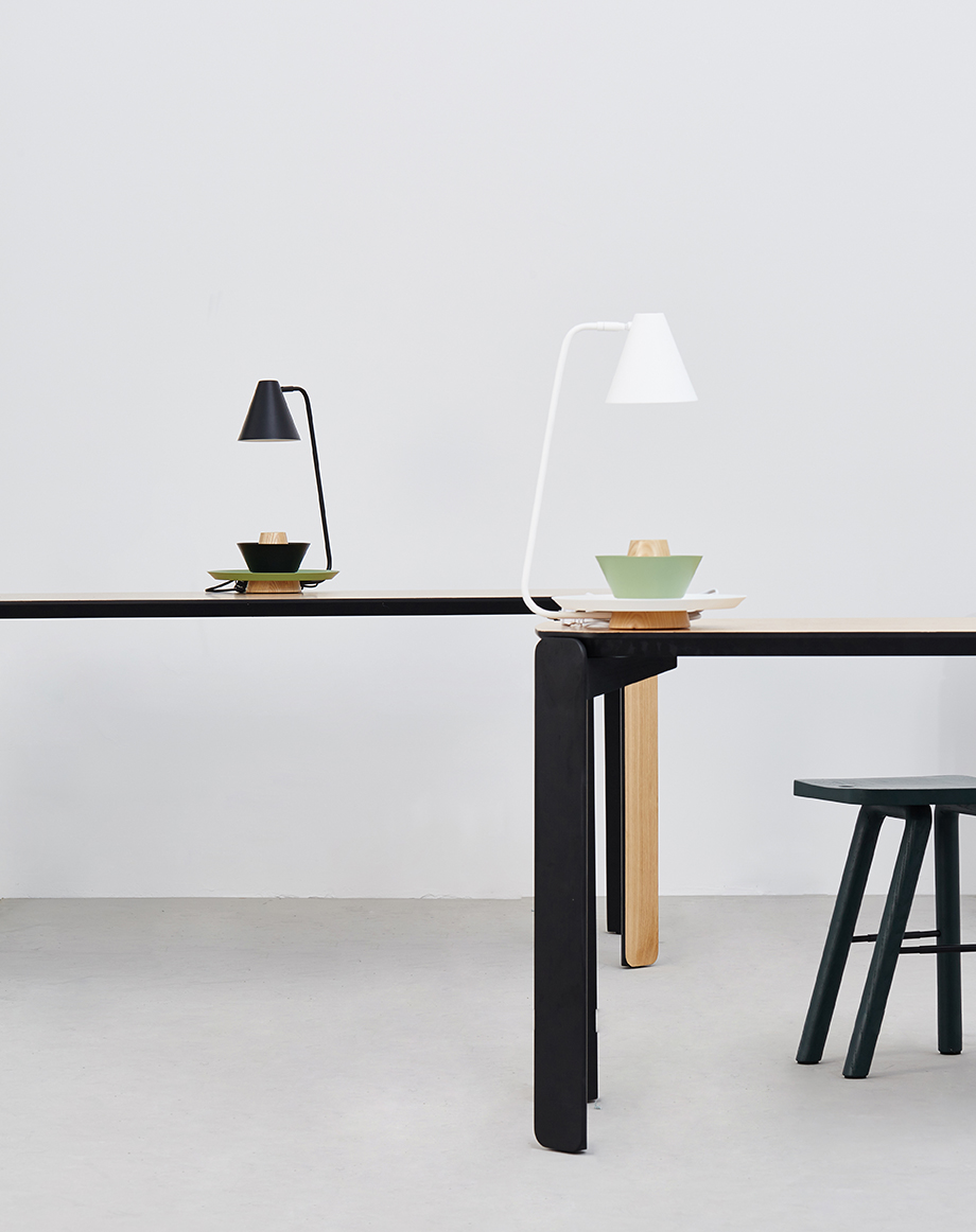 Table Lamp Conik. Minimal Scandinavian design made playful through modularity and color