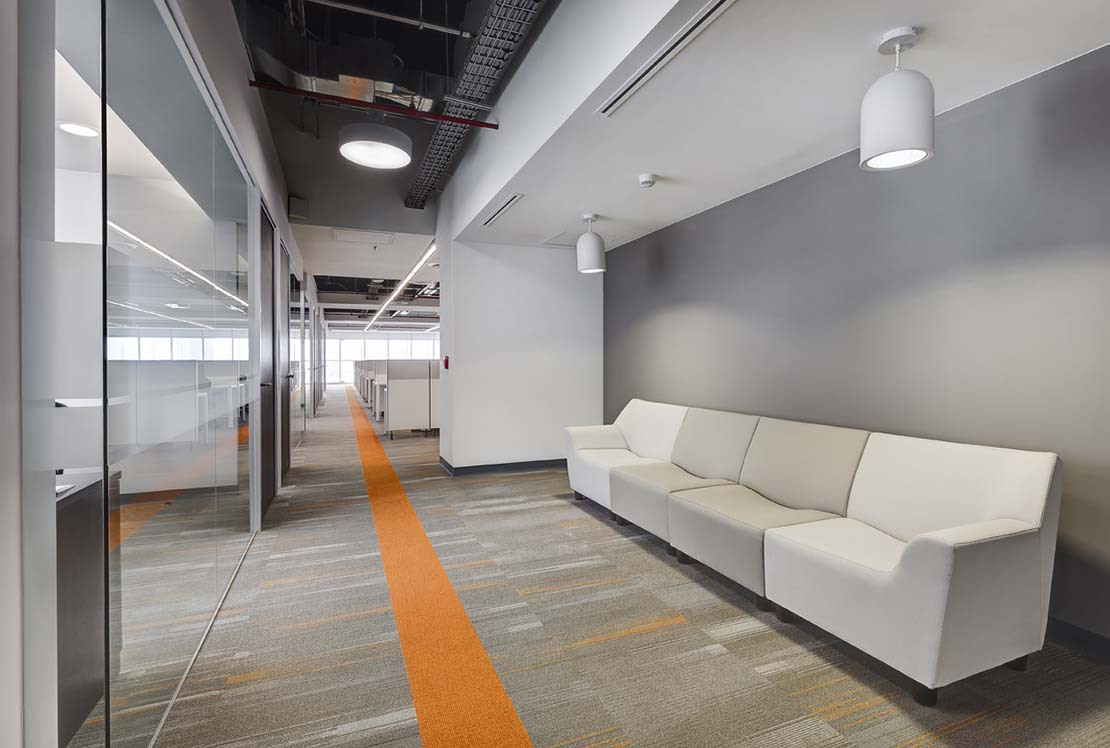 New interiors for the Diana Corporate Building: design to enhance synergy and teamwork