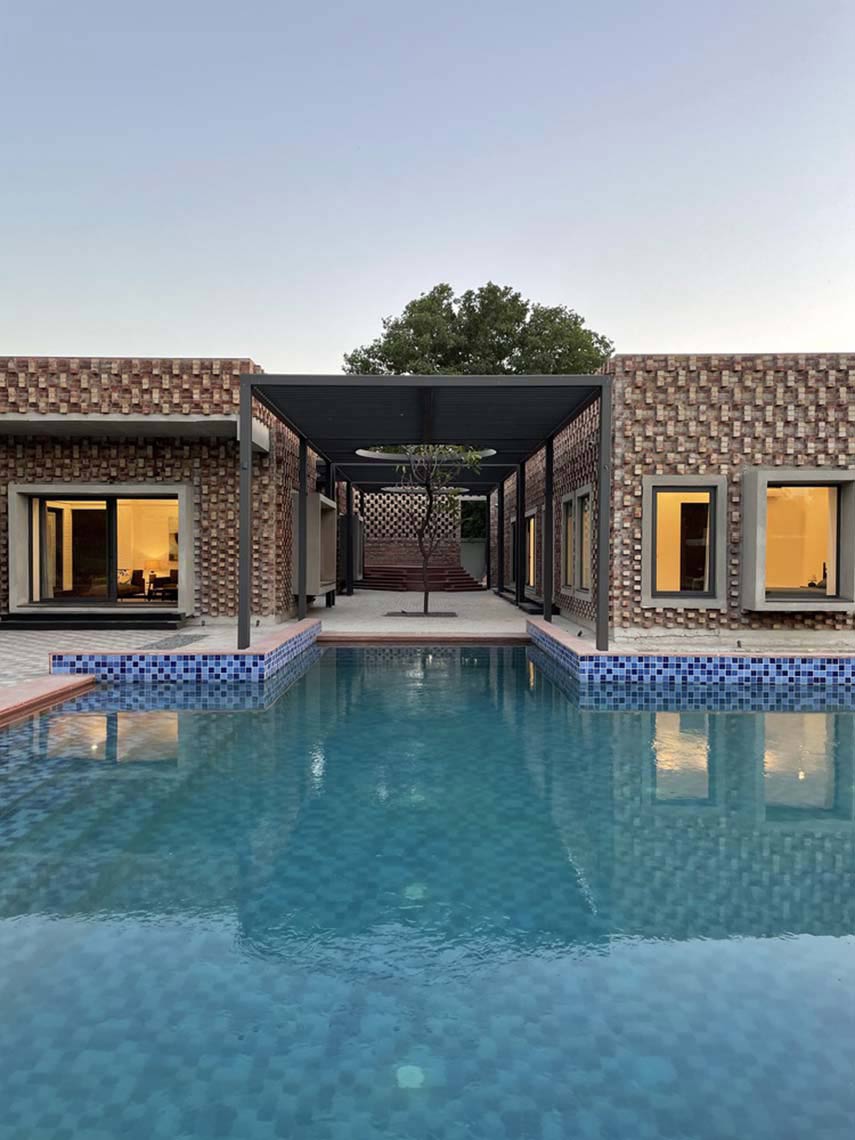 Exploring the relationship of sunlight and structure- The Brick House in New Delhi