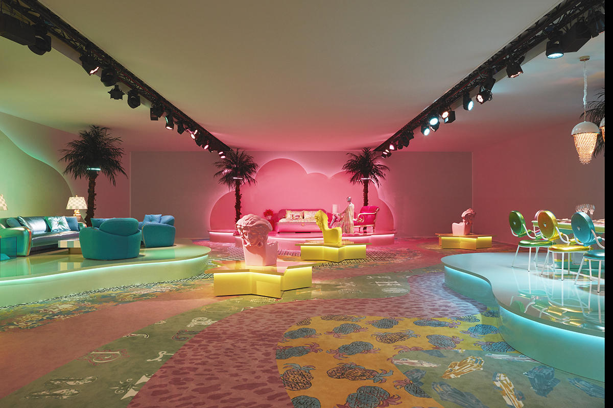 versales casa tonos fluo decoración
