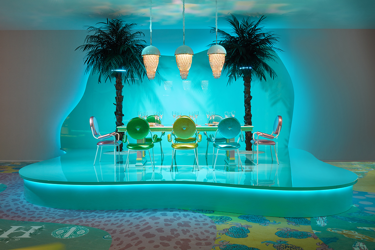 versales casa tonos fluo decoración