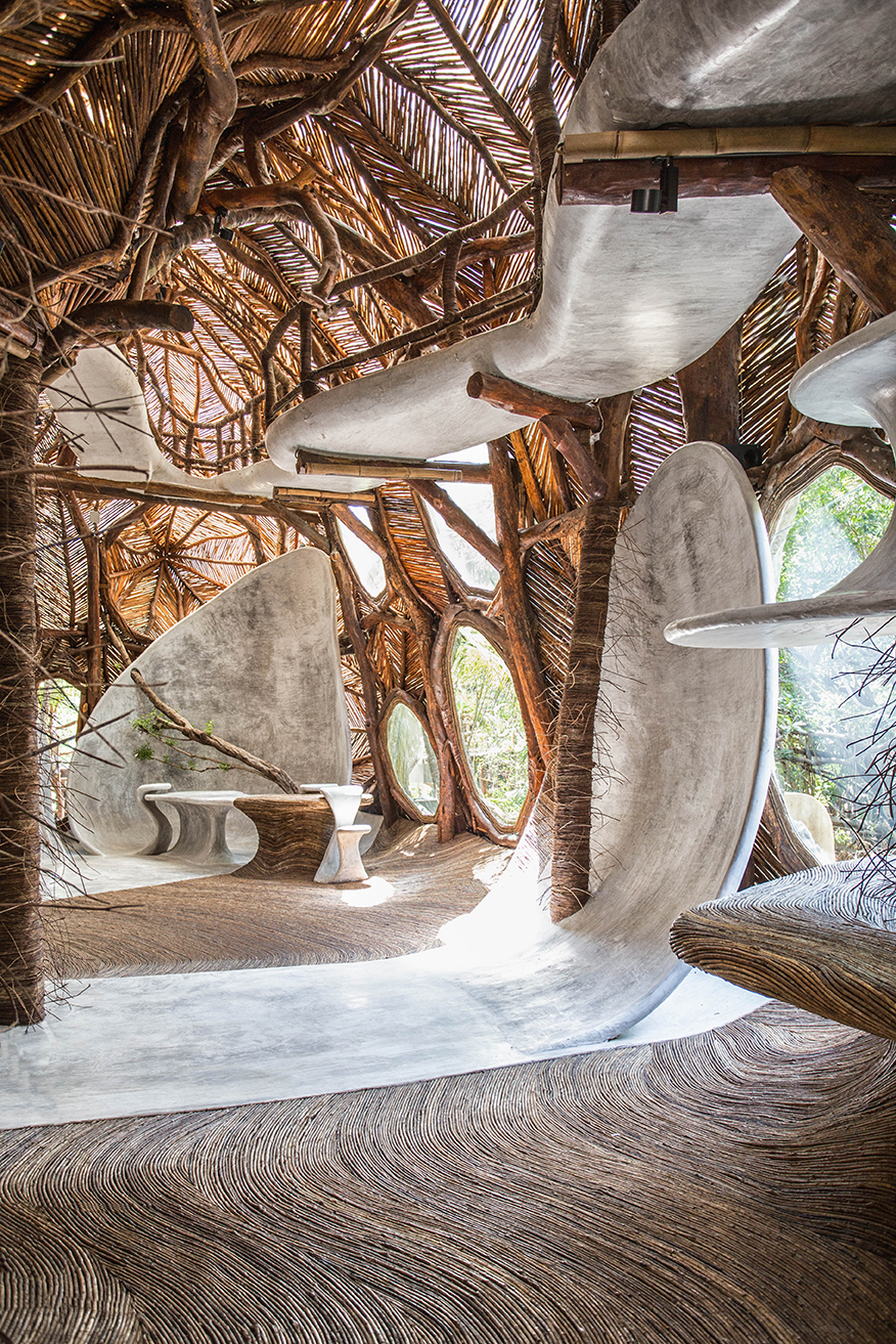 museum eco-sustainable wooden structure
