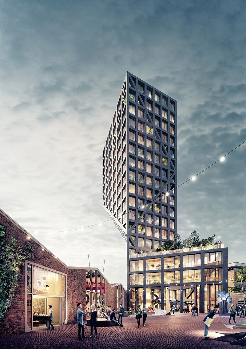 nuova urbanizzazione derivata dalla costruzione della torre