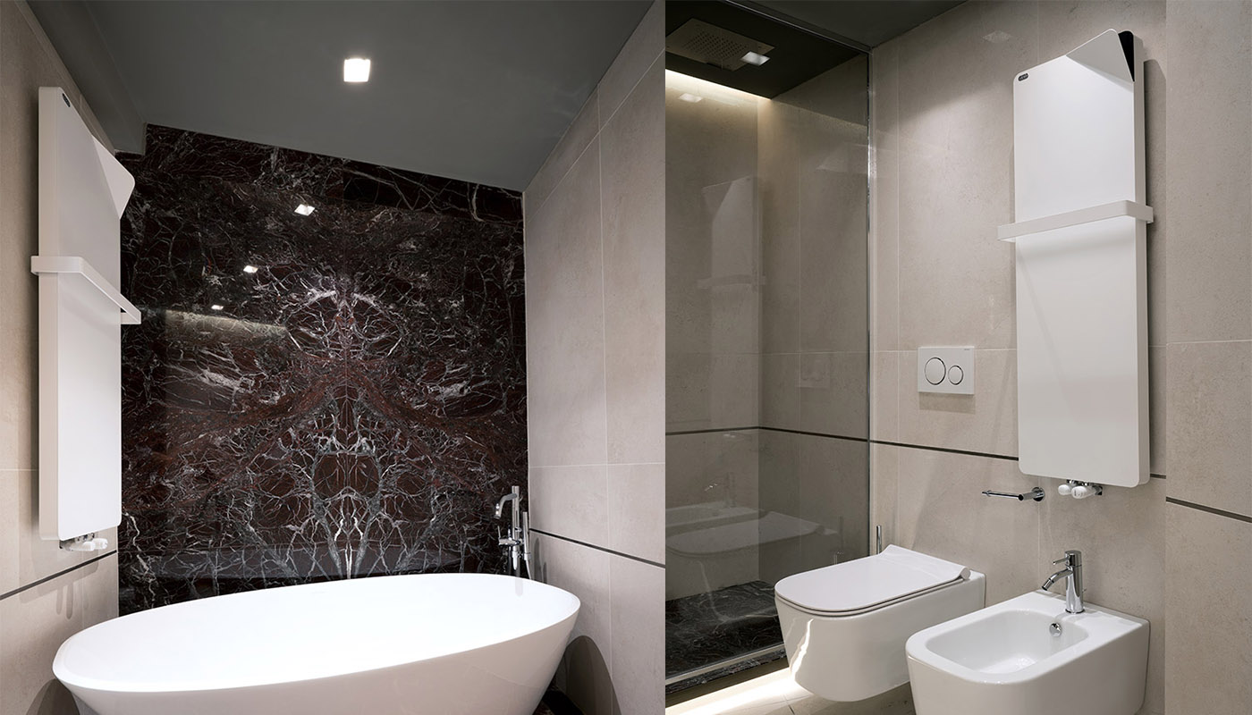 bathroom in a luxury hotel