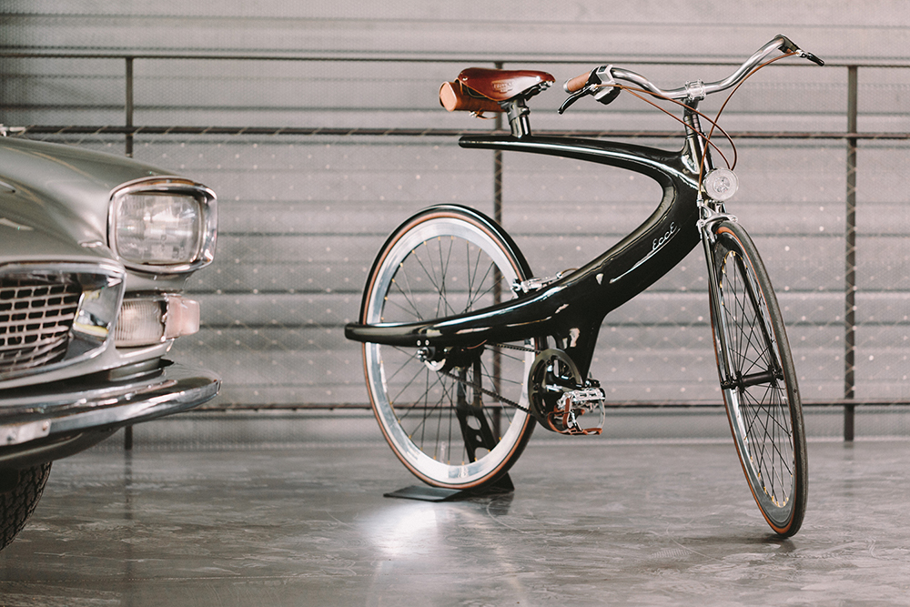 Bicicleta que sigue la forma del pi griego