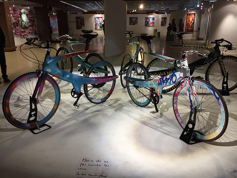 A variation of the custom bicycle for an event