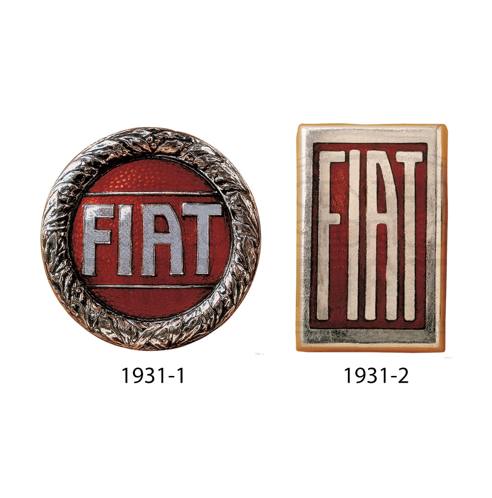 The fiat round and rectangular brands in comparison