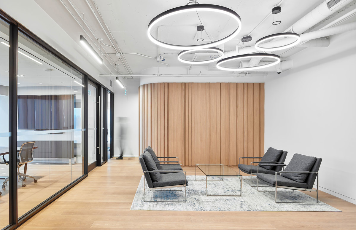 Diseño de interiores de una oficina en Toronto
