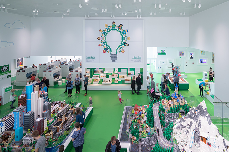 lego house vista mattoncini terrazze colroate