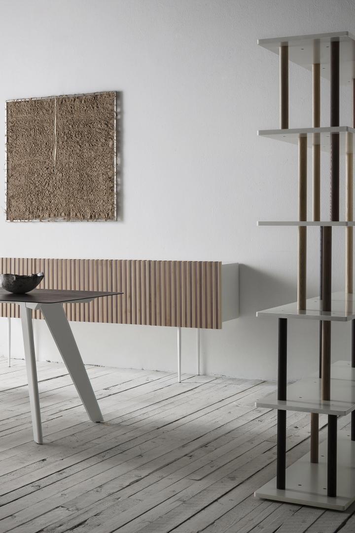 Libreria in legno minimal