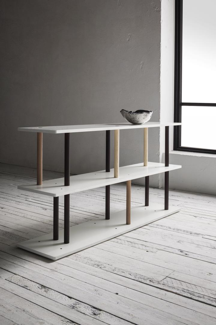 Libreria in legno minimal