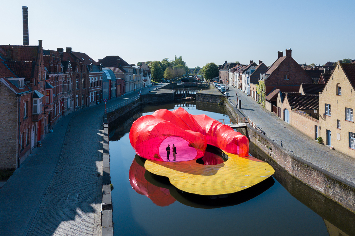 padiglione flottante canale