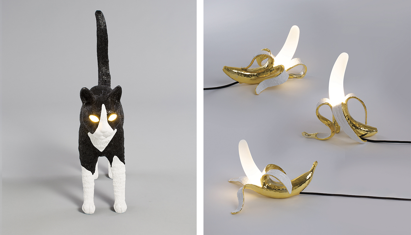 Cat lamp seletti clearance