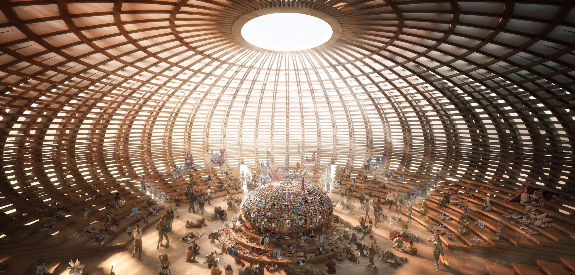 Burning Man 2020 tempio nel deserto