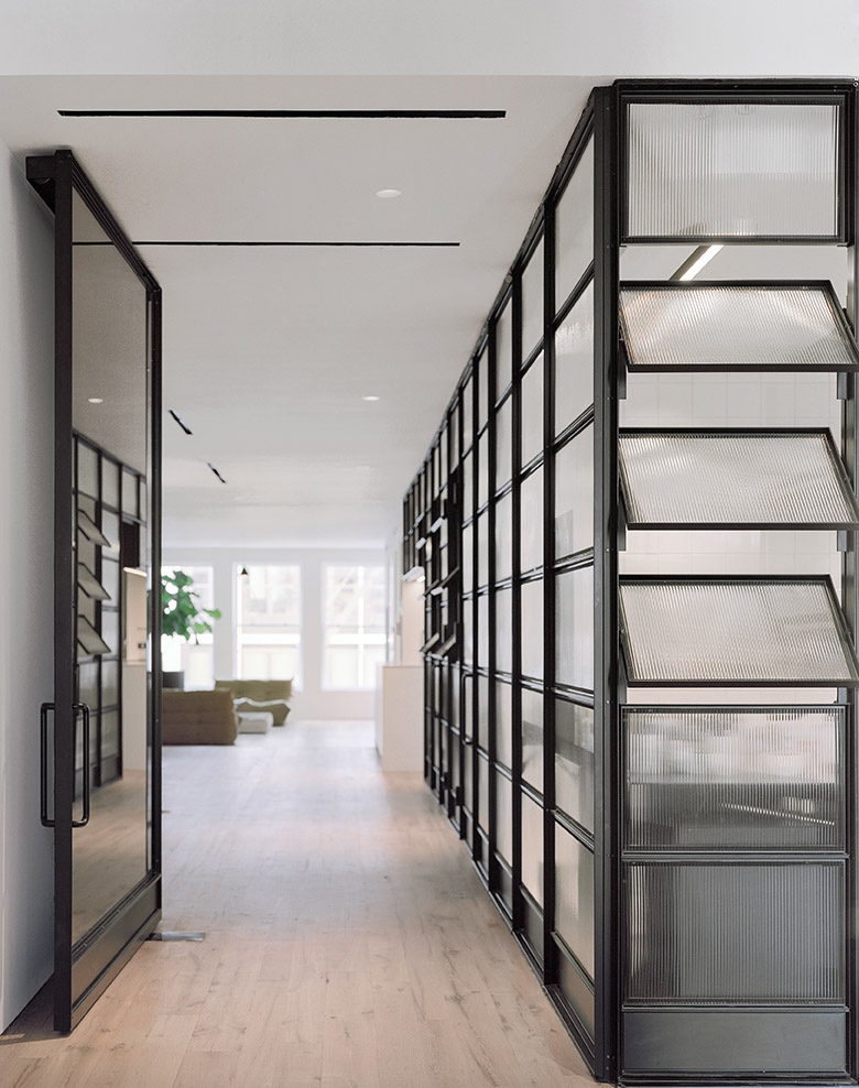 Loft SOho pavimento legno open space
