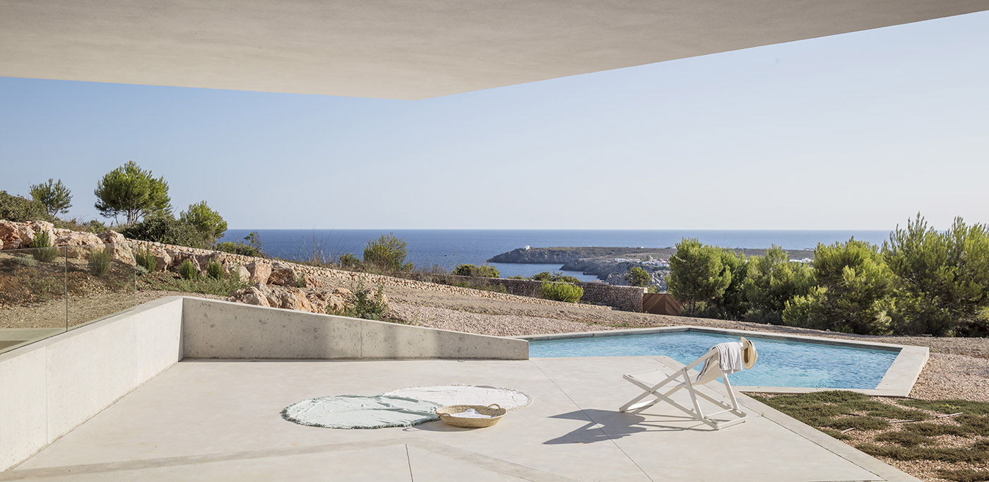 villa pool view geometry