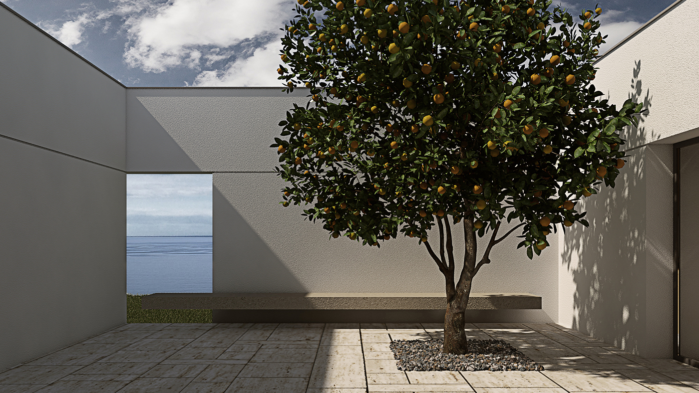 glass villa panorama staircase and wooden bookcase