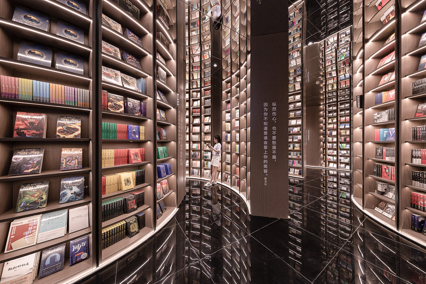 bookcase china interior design mirrors ceiling