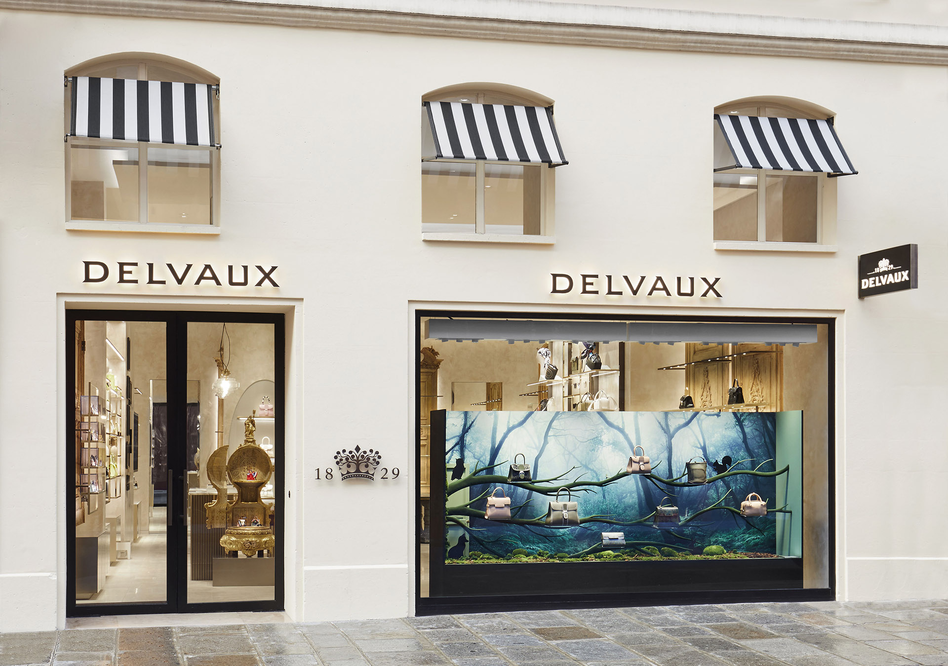 Shop windows Delvaux Paris