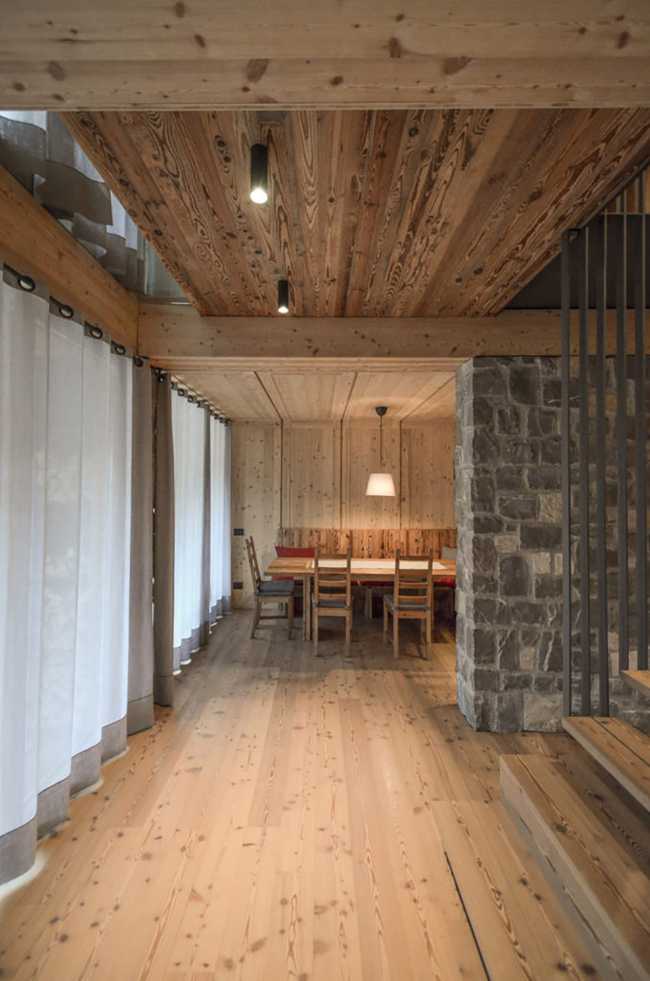 Restyling e ampliamento di una baita