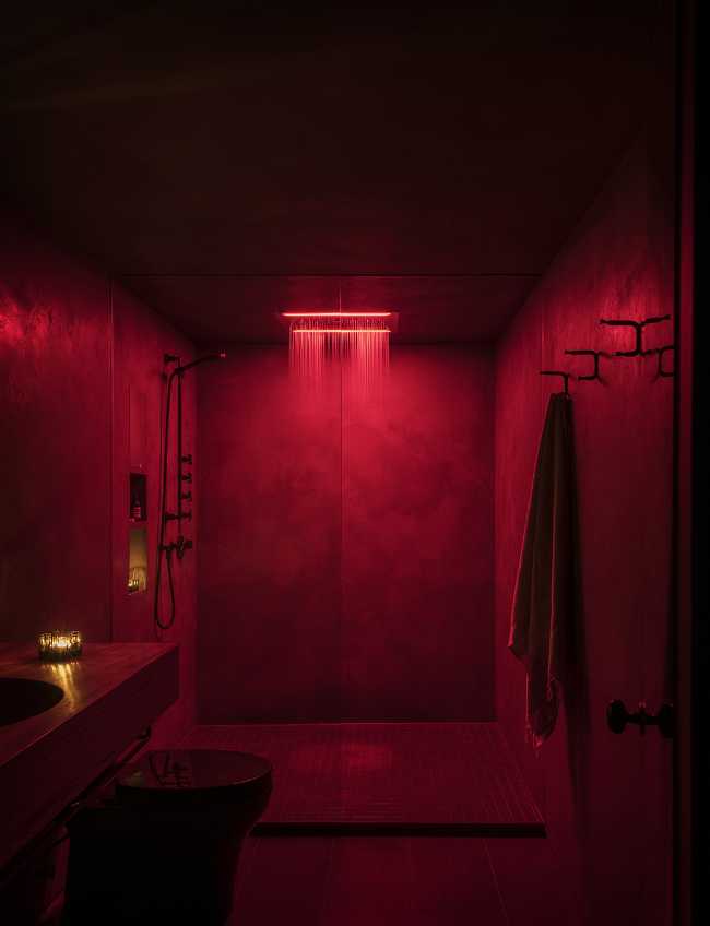 Transformation of a commercial space in Seattle. Photography studio with a sleeping area