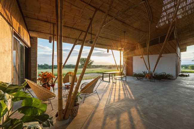 Housing in Mexico. Solar position, wind and trees as guidelines for the project