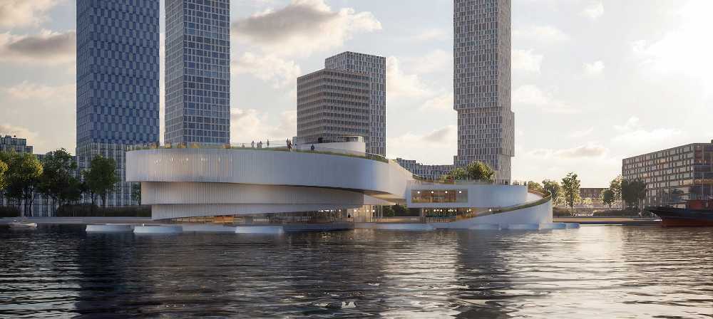 Progetto del centro marittimo a Rotterdam