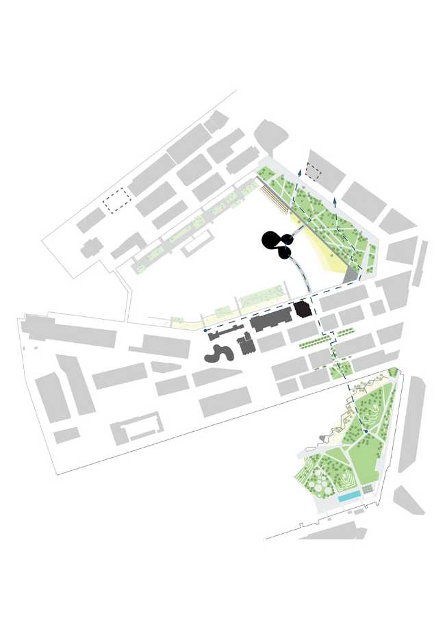 Iconic maritime centre in Rotterdam. Organic building contrasts with the port's industrial design