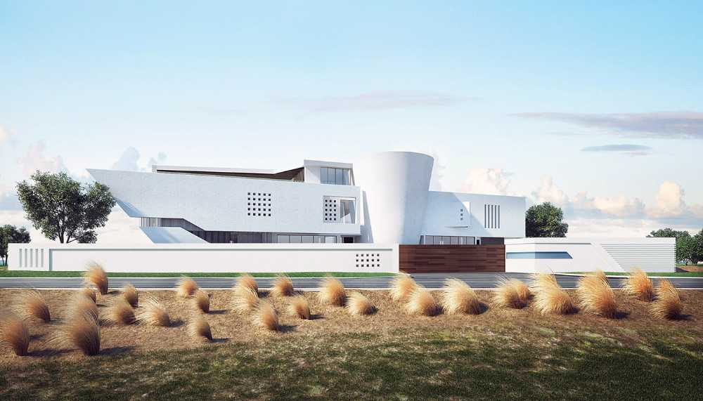 Villa en Abu Dabi. Diseño minimalista e icónico en nombre del lujo