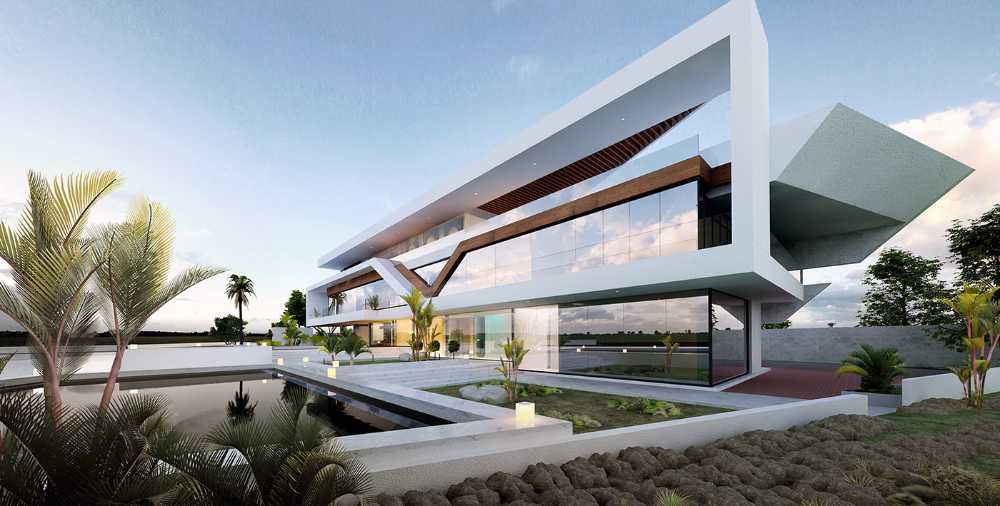 Villa en Abu Dabi. Diseño minimalista e icónico en nombre del lujo