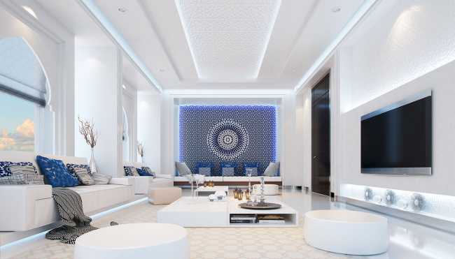 Villa en Abu Dabi. Diseño minimalista e icónico en nombre del lujo