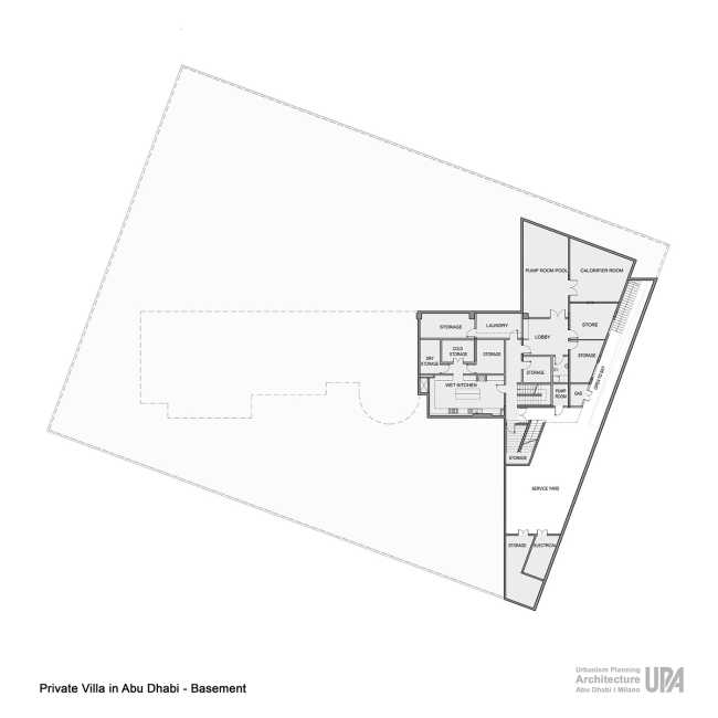 Villa en Abu Dabi. Diseño minimalista e icónico en nombre del lujo