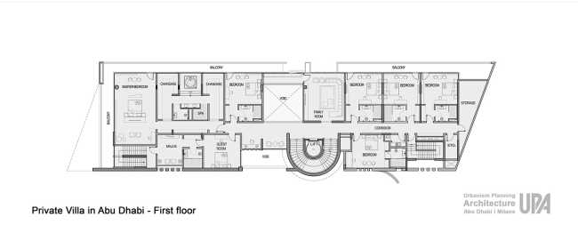 Villa en Abu Dabi. Diseño minimalista e icónico en nombre del lujo