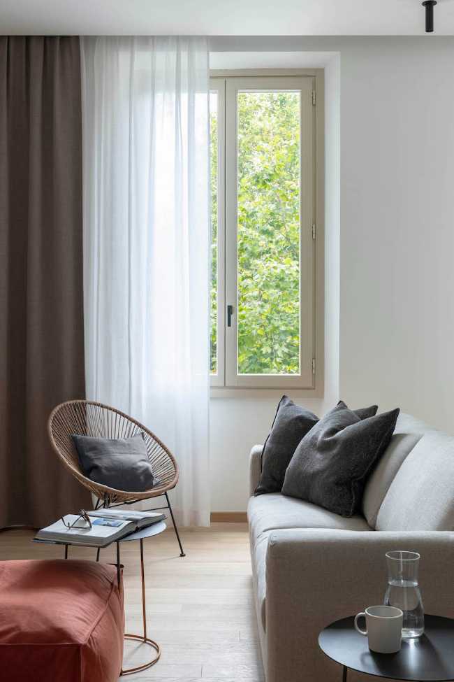 Soggiorno con divano