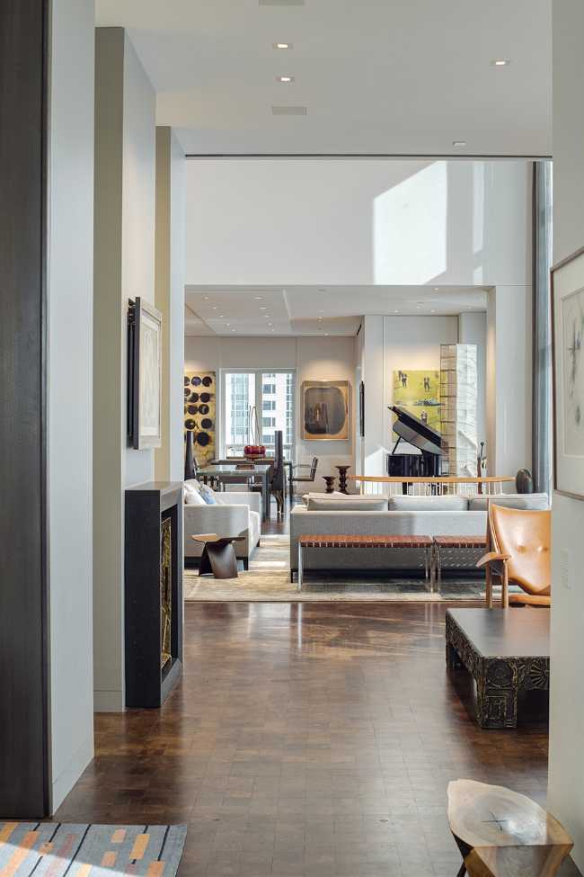 Un apartamento para coleccionistas con vista panorámica, ¿cómo será?