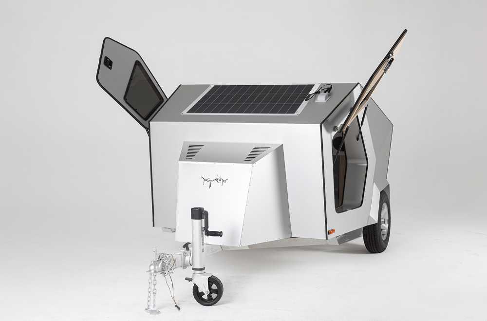 Polydrop, la caravane de voyage électrique. Un camping qui ne compromet pas le confort