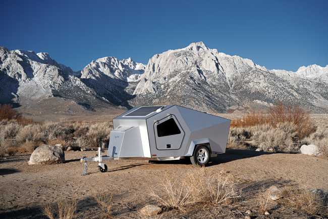 Polydrop, la remorque de voyage électrique. Le camping sans compromettre le confort.