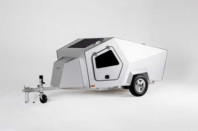 Polydrop, la remorque de voyage électrique. Le camping sans compromettre le confort.