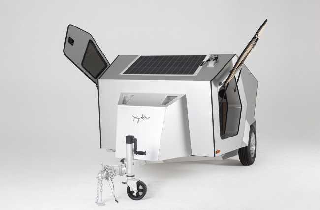 Polydrop, la remorque de voyage électrique. Le camping sans compromettre le confort.