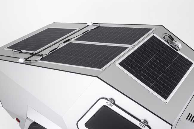 Polydrop, la remorque de voyage électrique. Le camping sans compromettre le confort.