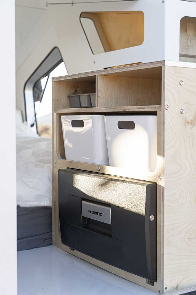 Polydrop, la remorque de voyage électrique. Le camping sans compromettre le confort.
