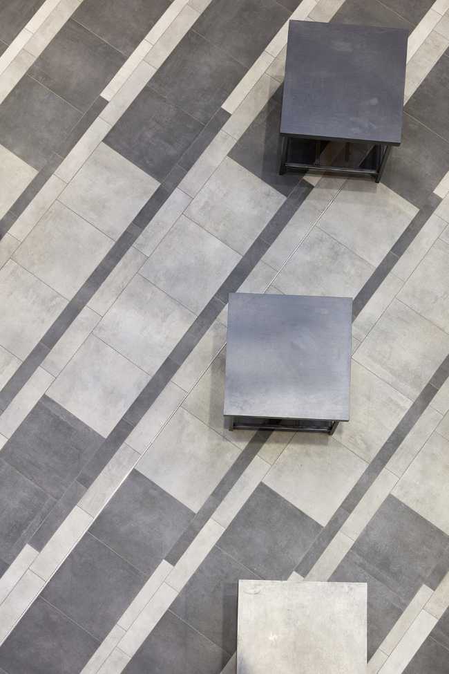 City Passage di Bielefeld. Geometries games for high-quality coatings