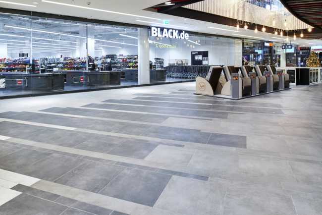 City Passage di Bielefeld. Geometries games for high-quality coatings