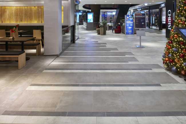 City Passage di Bielefeld. Geometries games for high-quality coatings