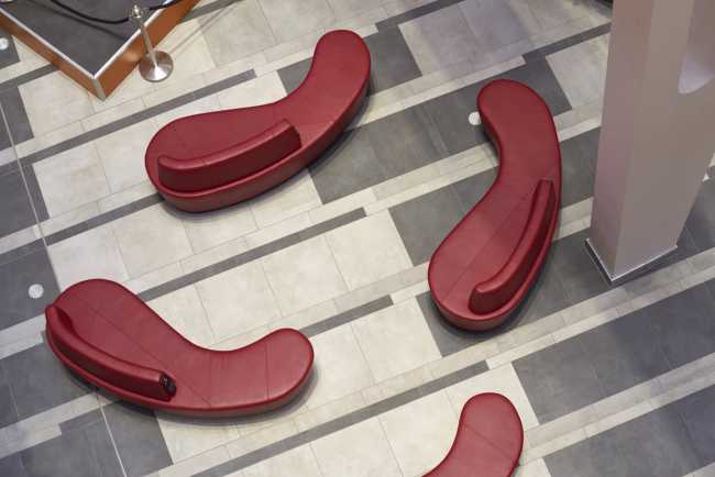 City Passage di Bielefeld. Geometries games for high-quality coatings